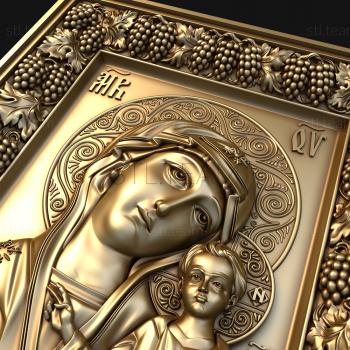 3D model Kazan icon of the Mother of God (STL)